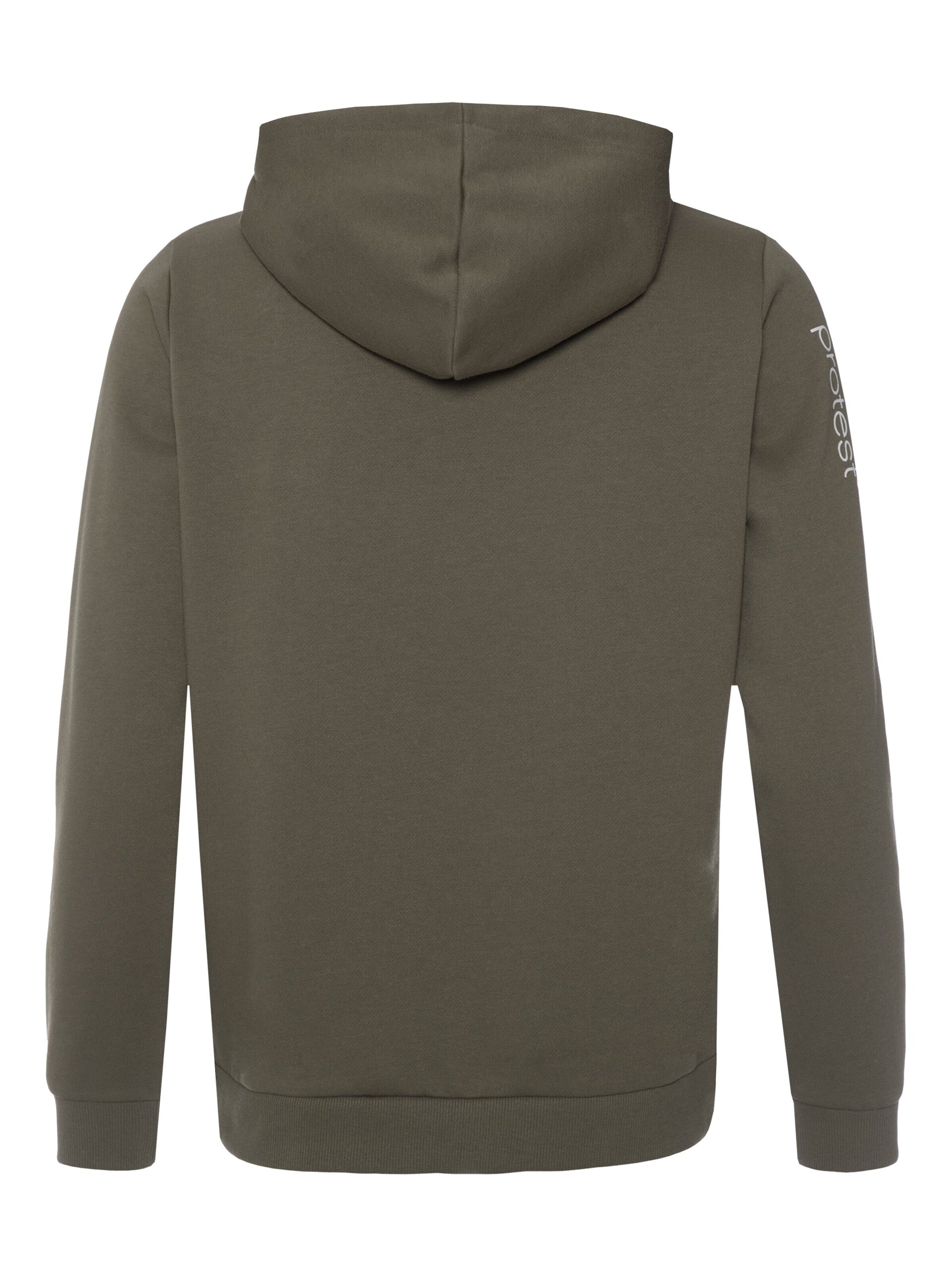 PROTEST Sweater 'CLASSIC LOGO HOODY' in Green