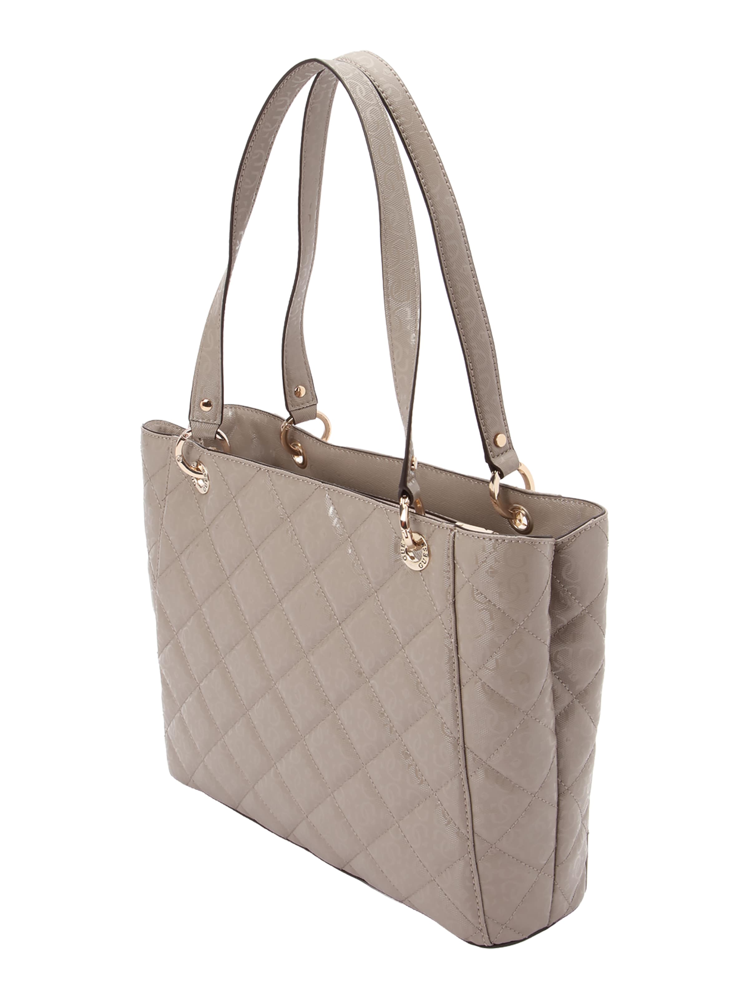 GUESS Чанта за през рамо 'Libby' в сиво