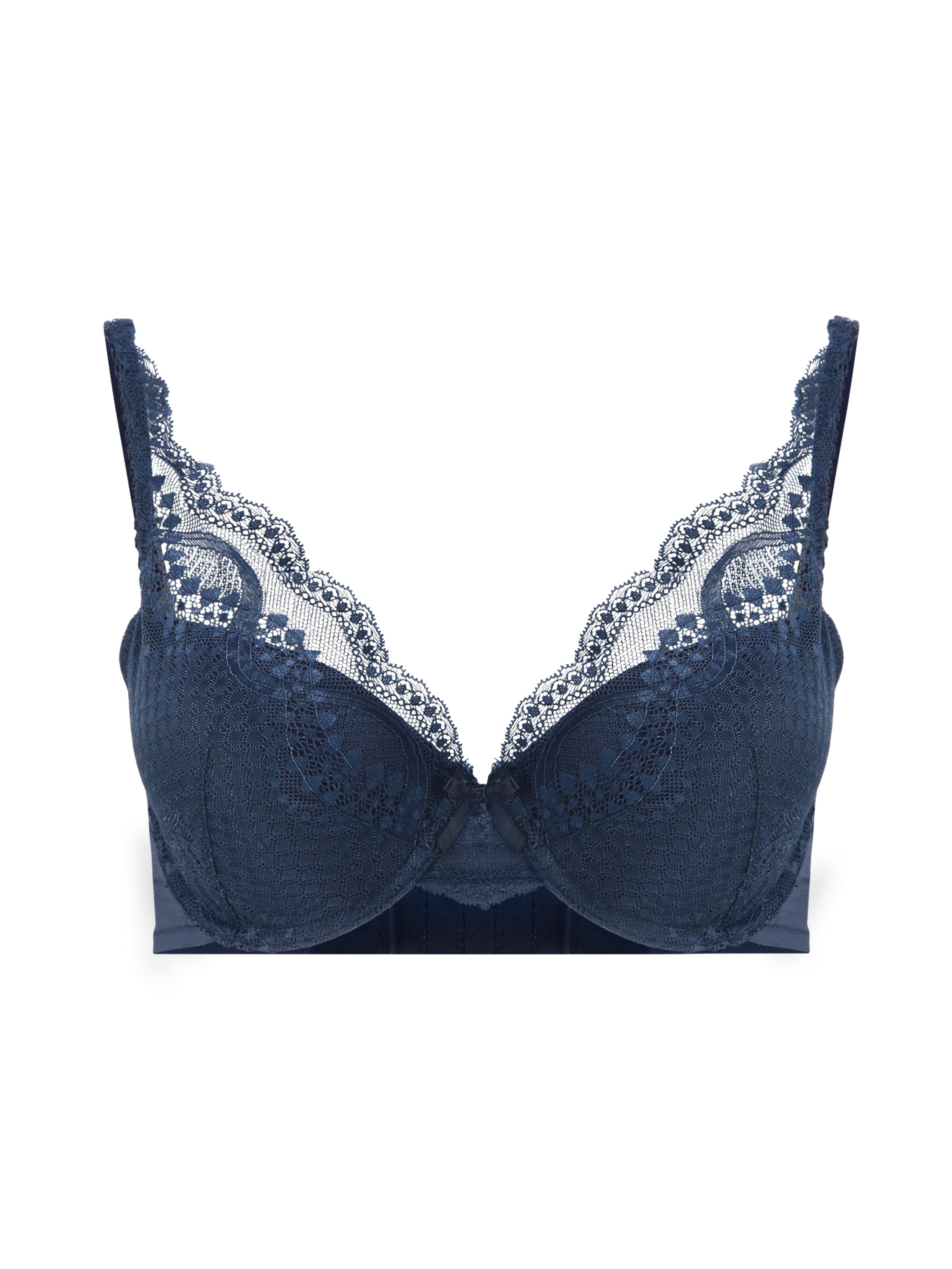 s.Oliver Бюстгальтер под футболку Бюстгальтер в Синий: спереди