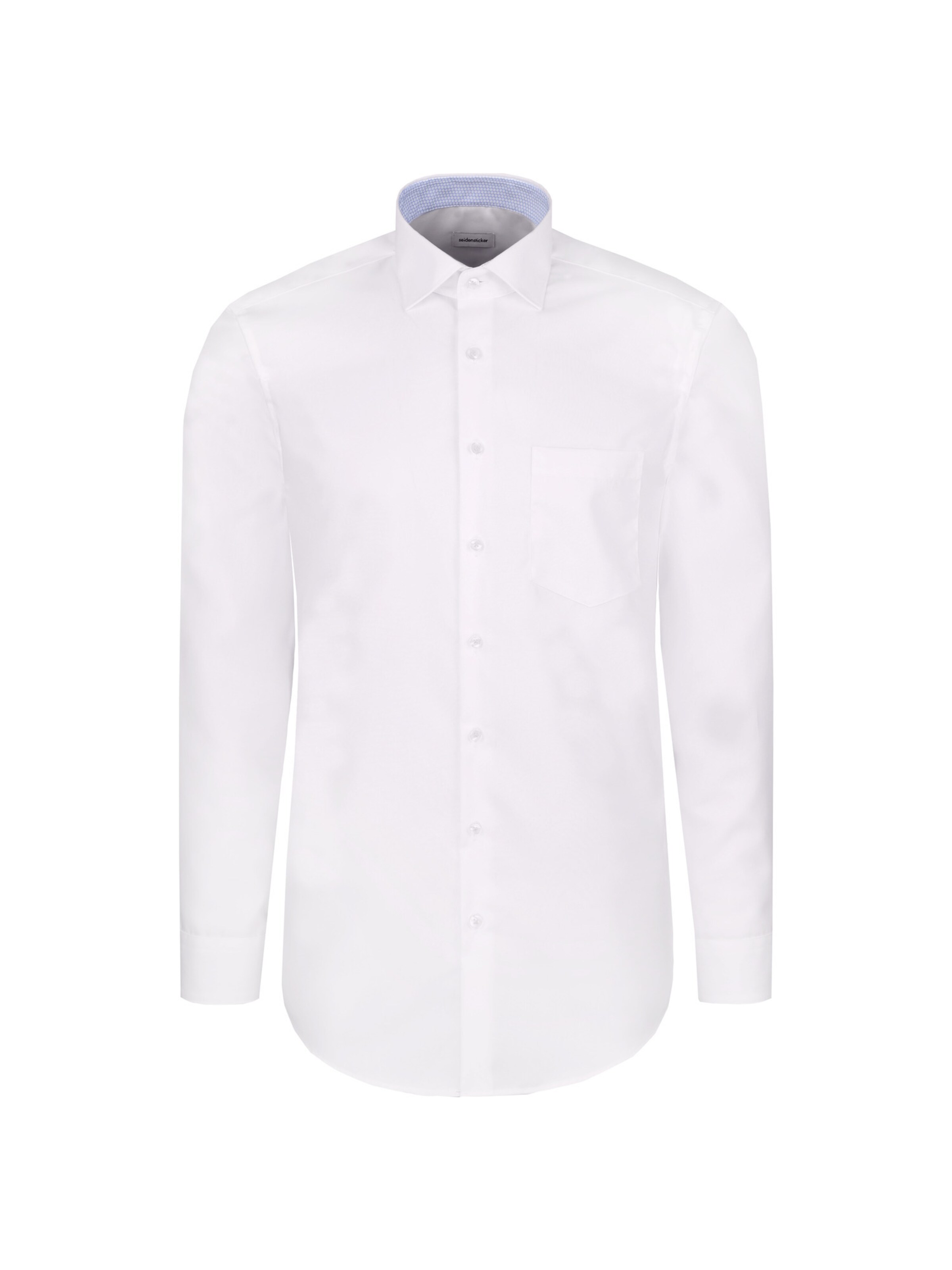 SEIDENSTICKER Zakelijk overhemd in Wit: voorkant