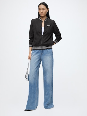 GUESS Sweatjacka 'JOLE' i svart