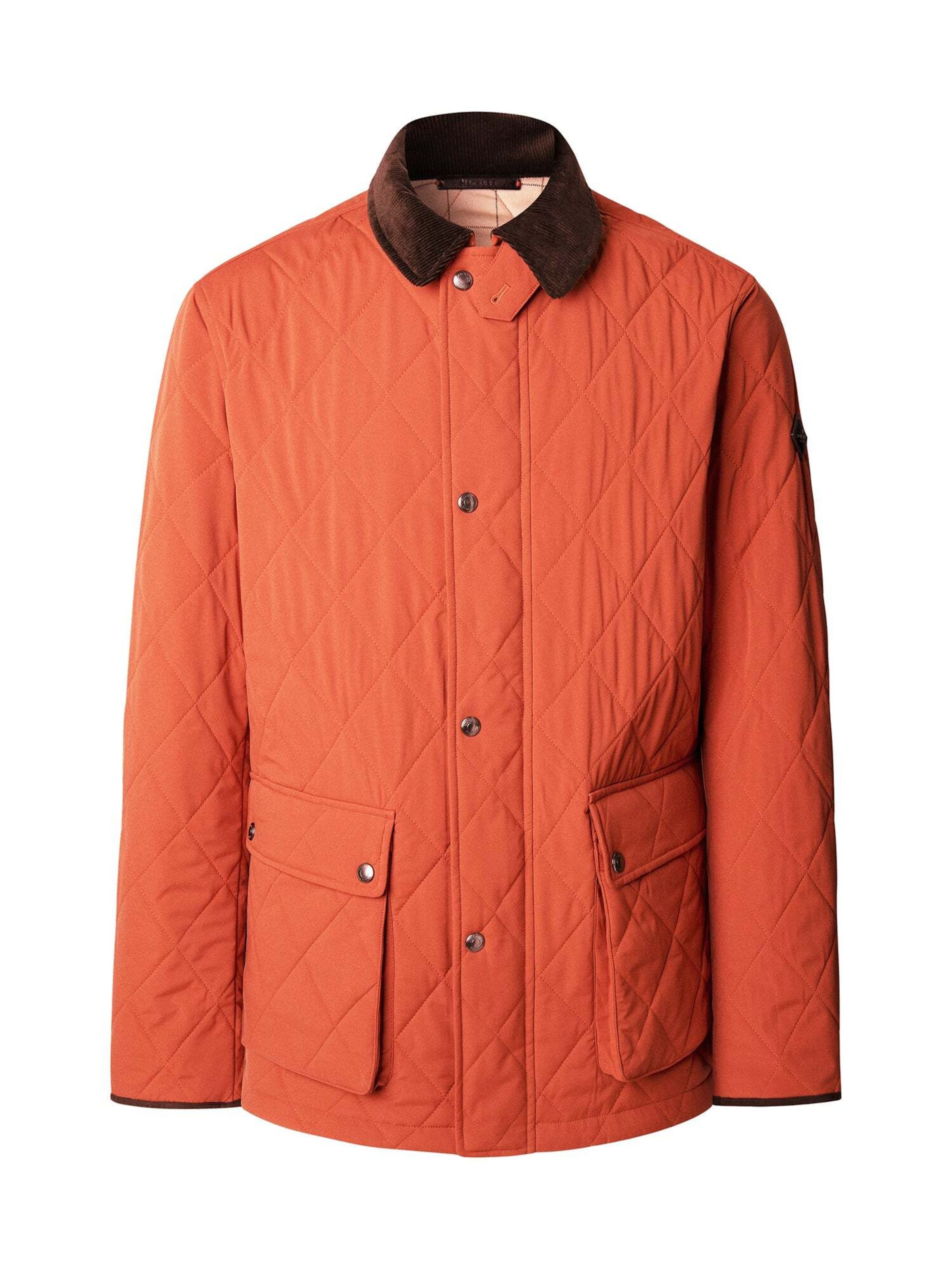 Cappotto di mezza stagione di Hackett London in arancione: frontale