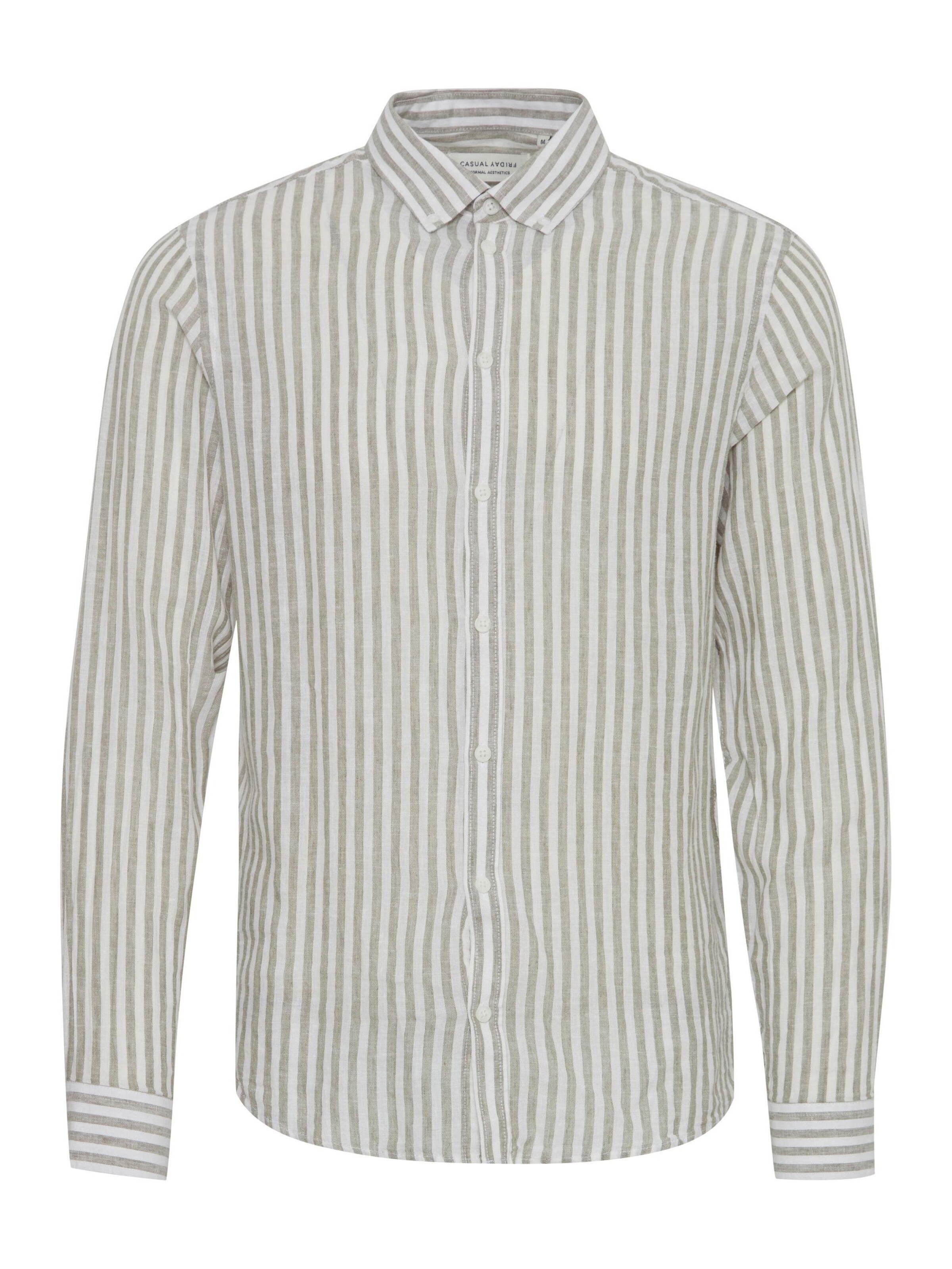 Casual Friday - Camisa 'Anton' em bege: frente