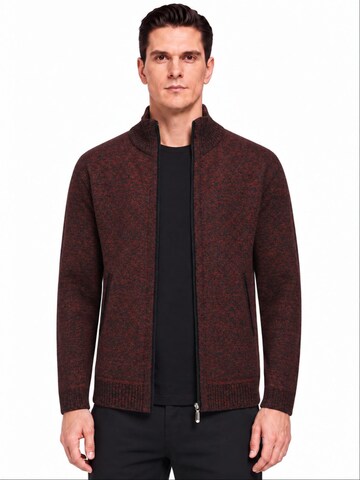 ALLTHEMEN Knit Cardigan in Red