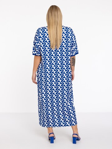 Yoek Dress in Blue