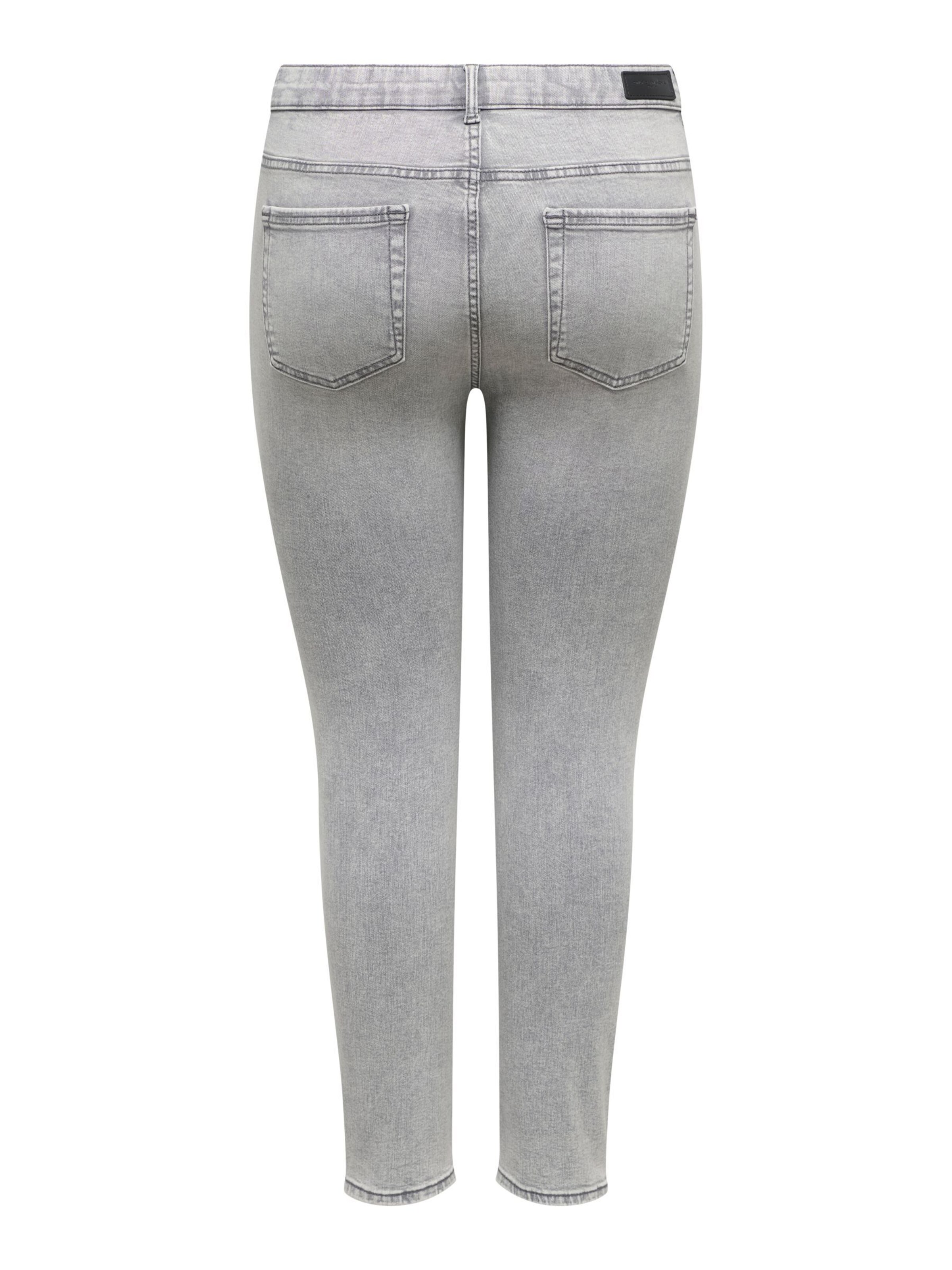 ONLY Carmakoma Slim fit Jeans 'CARWilly' in Grey