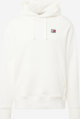 Tommy Jeans Sweatshirt in Wit: voorkant