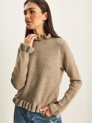 Pull-over 'Pullover' Bianco Lucci en beige : devant