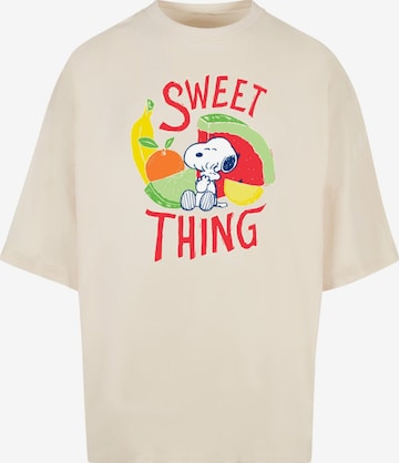 T-Shirt 'Peanuts - Sweet Thing' Merchcode en blanc : devant