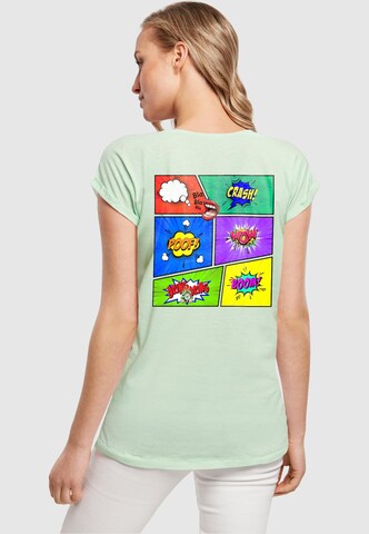 Maglietta 'Book Comic' di Merchcode in verde