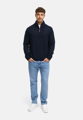INDICODE JEANS Sweater 'INTrax' in Blue