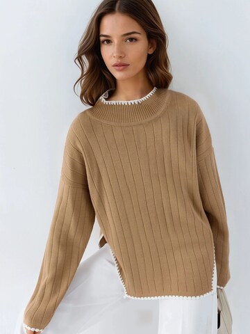Pullover di My fashion in marrone