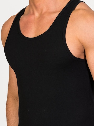 zd ZERO DEFECTS Unterhemd 'Tank top Egyptian cotton' in Schwarz