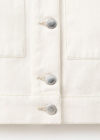MANGO Between-Season Jacket 'Marine' in White
