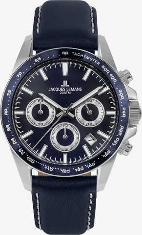 Jacques Lemans Uhr in Blau: predná strana