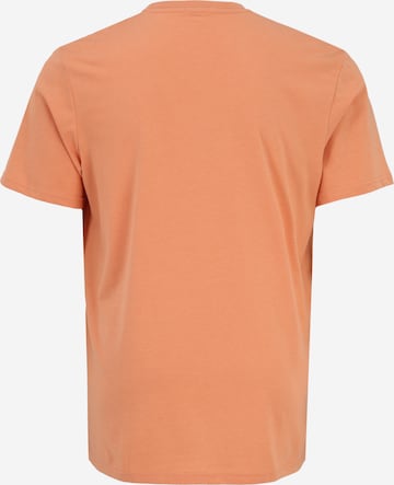 Jack & Jones Plus - Camisa 'CASEY' em laranja