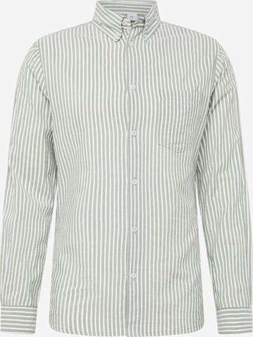 BURTON MENSWEAR LONDON Slim Fit Skjorte i grøn: forside
