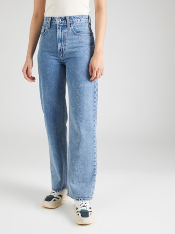 Loosefit Jeans de la Abercrombie & Fitch pe albastru: față