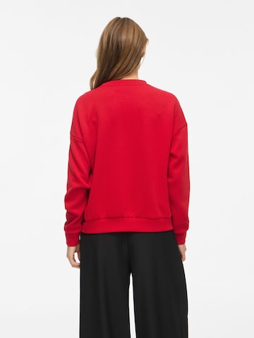 VILA Sweatshirt in Rood