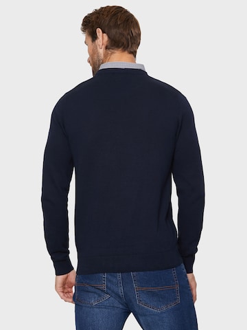 Threadbare Пуловер 'Gibbs' в синьо