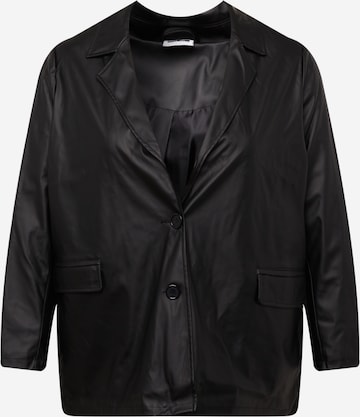 Noisy May Curve Blazer in Black: front