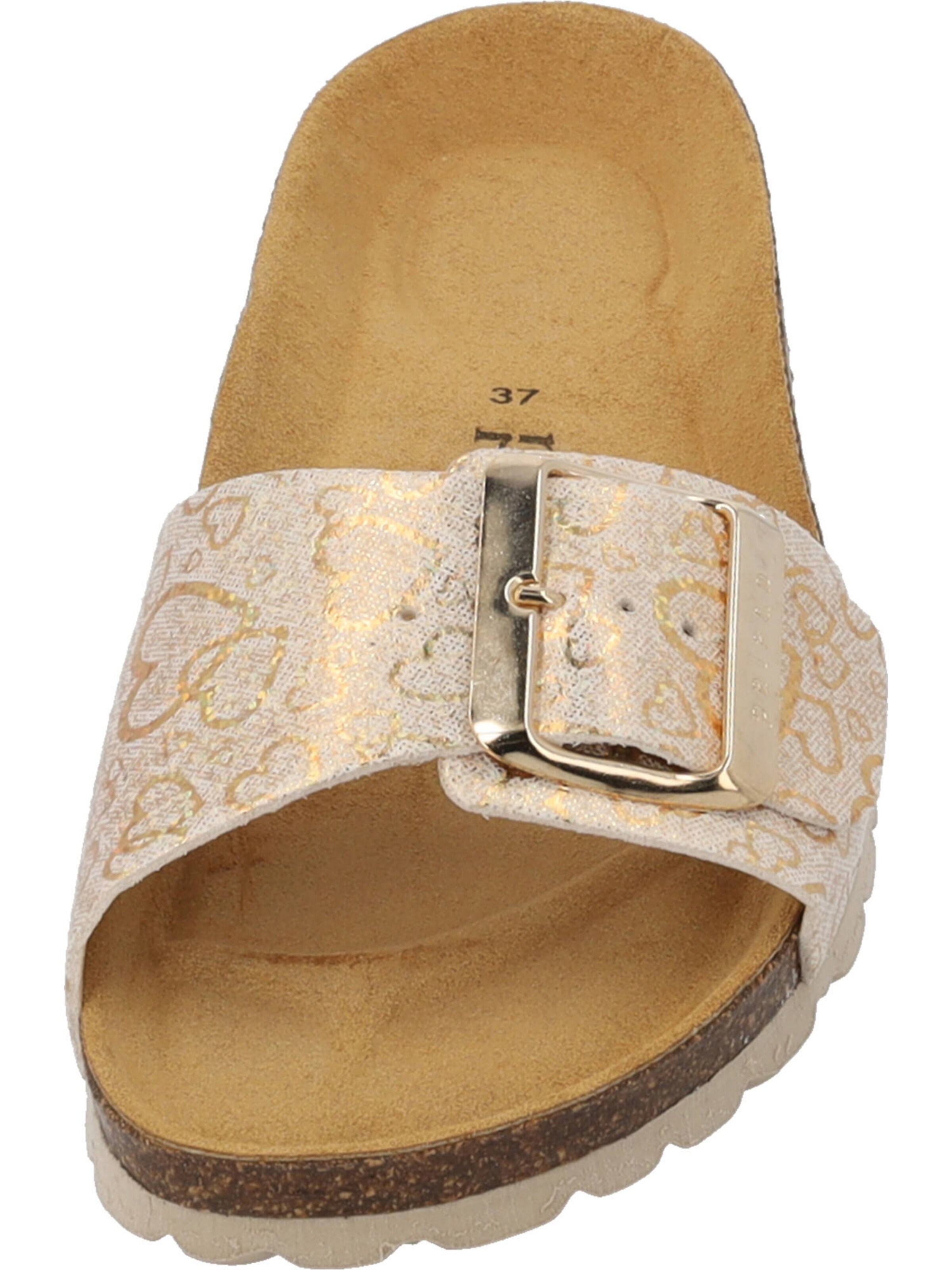 Mule 'Malta EGS Love' Palado by Sila Sahin en beige