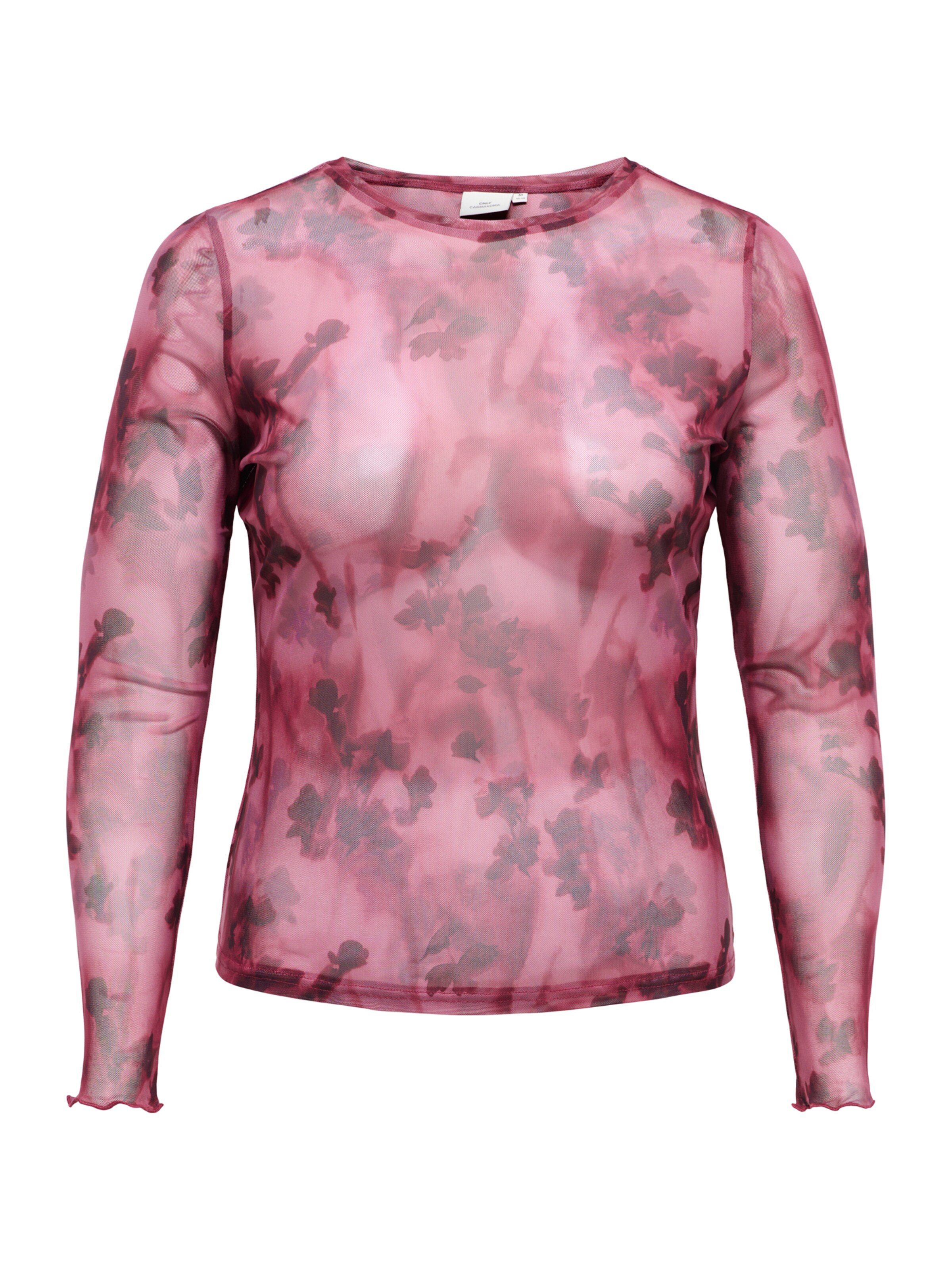 ONLY Carmakoma T-shirt 'CARJUNGLE' en XL-XXL en grenadine / bourgogne, Vue avec produit