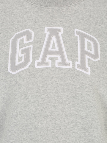 Gap Petite - Sweatshirt 'HERITAGE' em cinzento