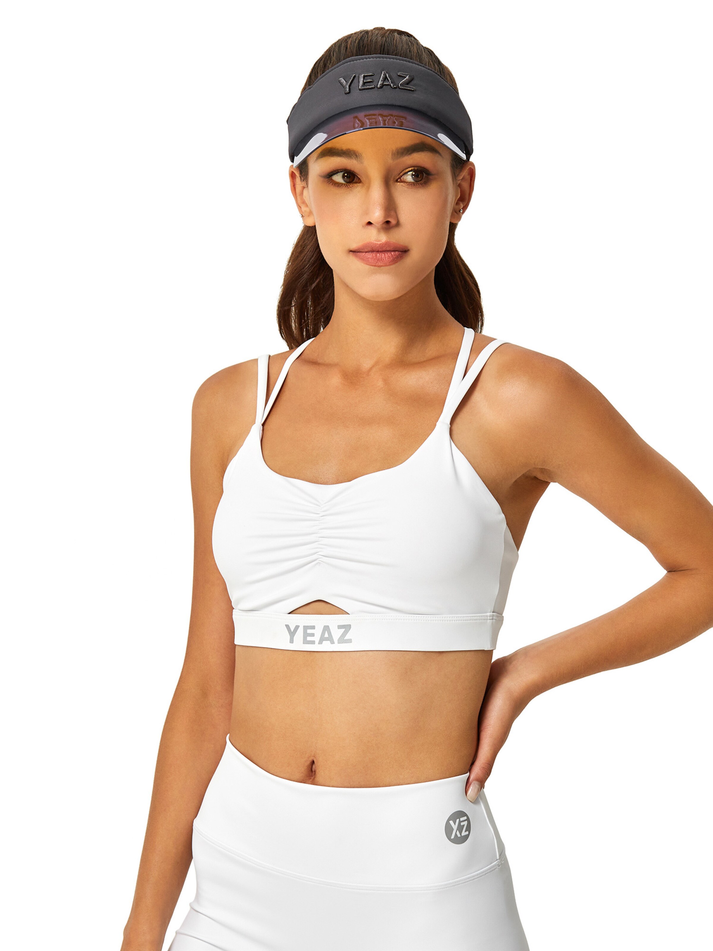 YEAZ Sporttopp 'Horizon' i vit: framsida