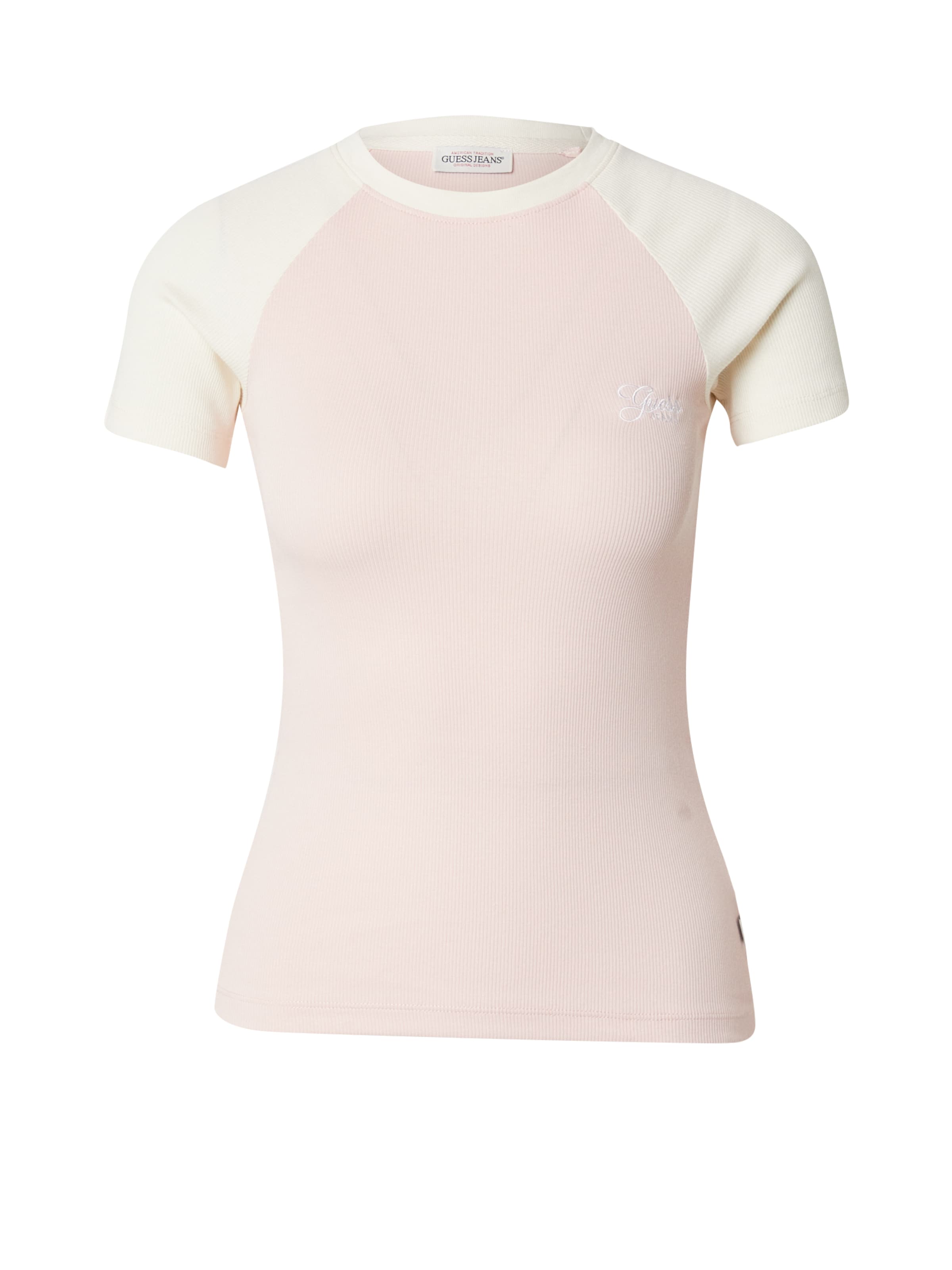 GUESS JEANS Tričko – pink: přední strana