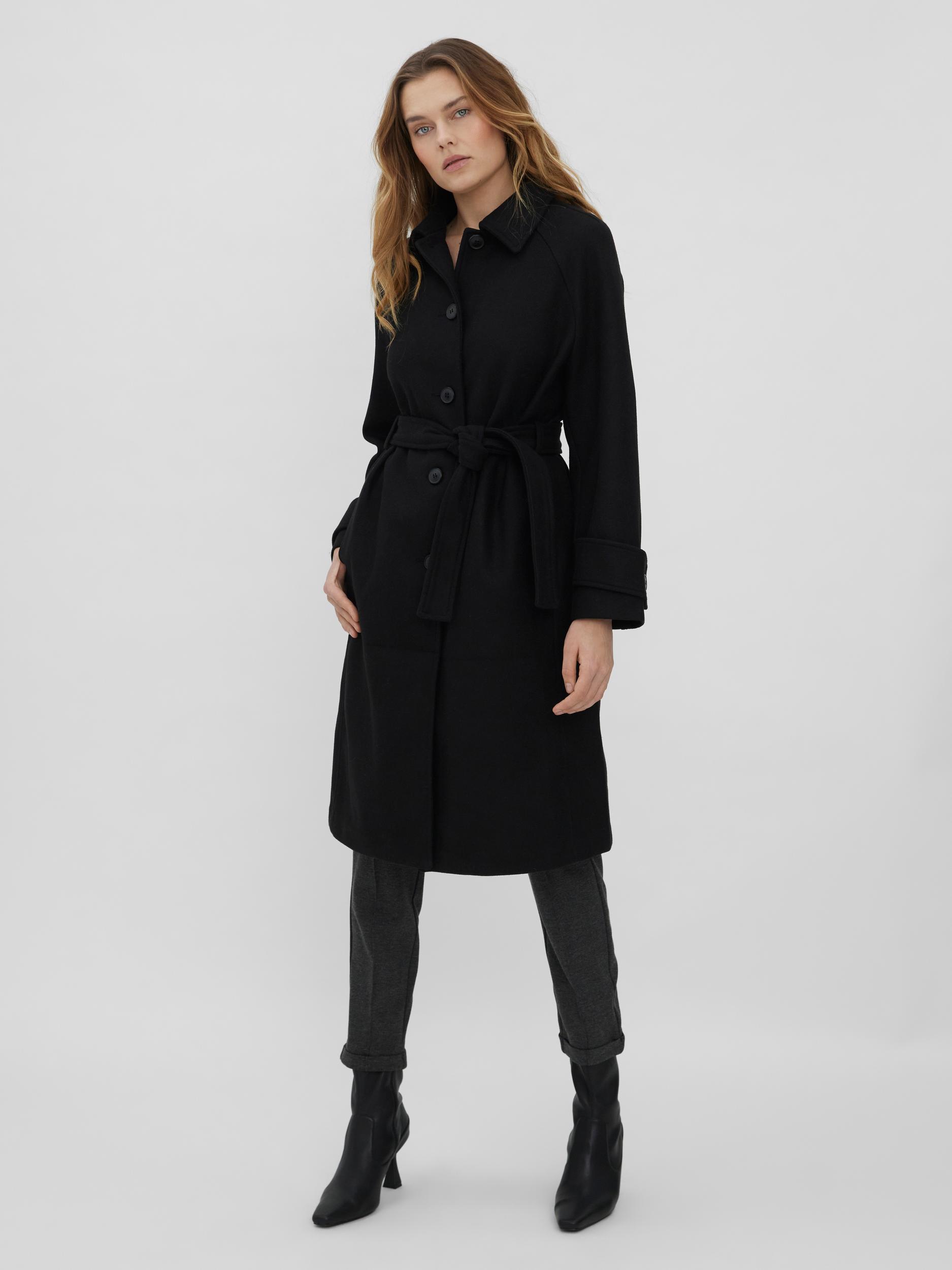 Odzież Kobiety VERO MODA Płaszcz przejściowy Fortunerie w kolorze Czarnym 