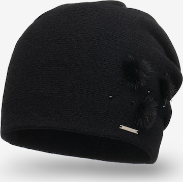 Bonnet '7091' Vivisence en noir : devant