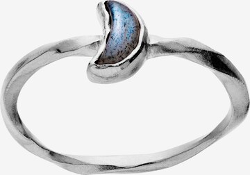 Maanesten Ring 'Doris' in Zilver: voorkant