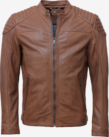 Veste mi-saison Maze en marron : devant