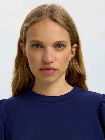 Sweat-shirt 'SLFTenny' SELECTED en bleu