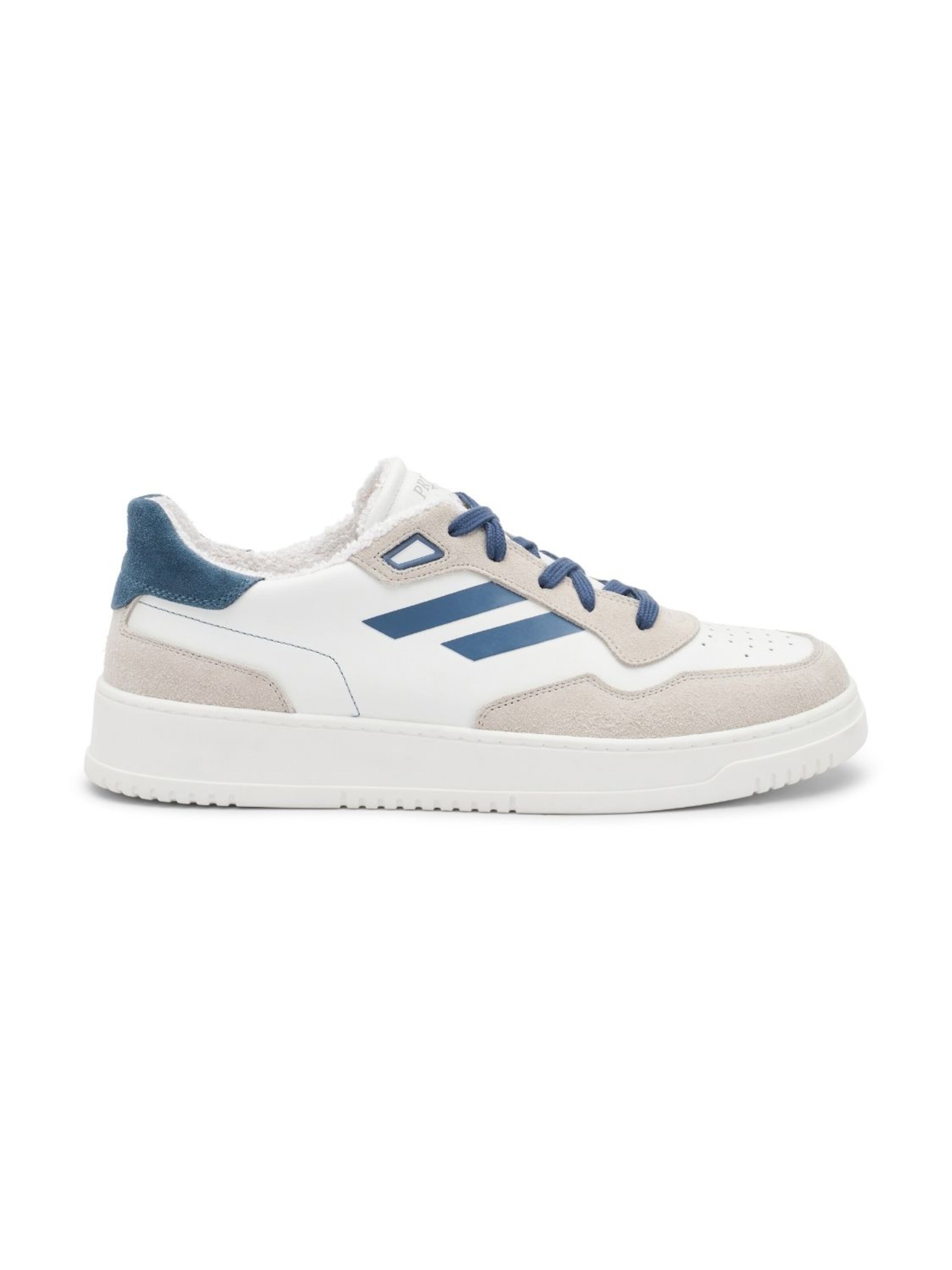PR1MO Sneaker low 'Bianco Brillante' in Blau: Vorderseite