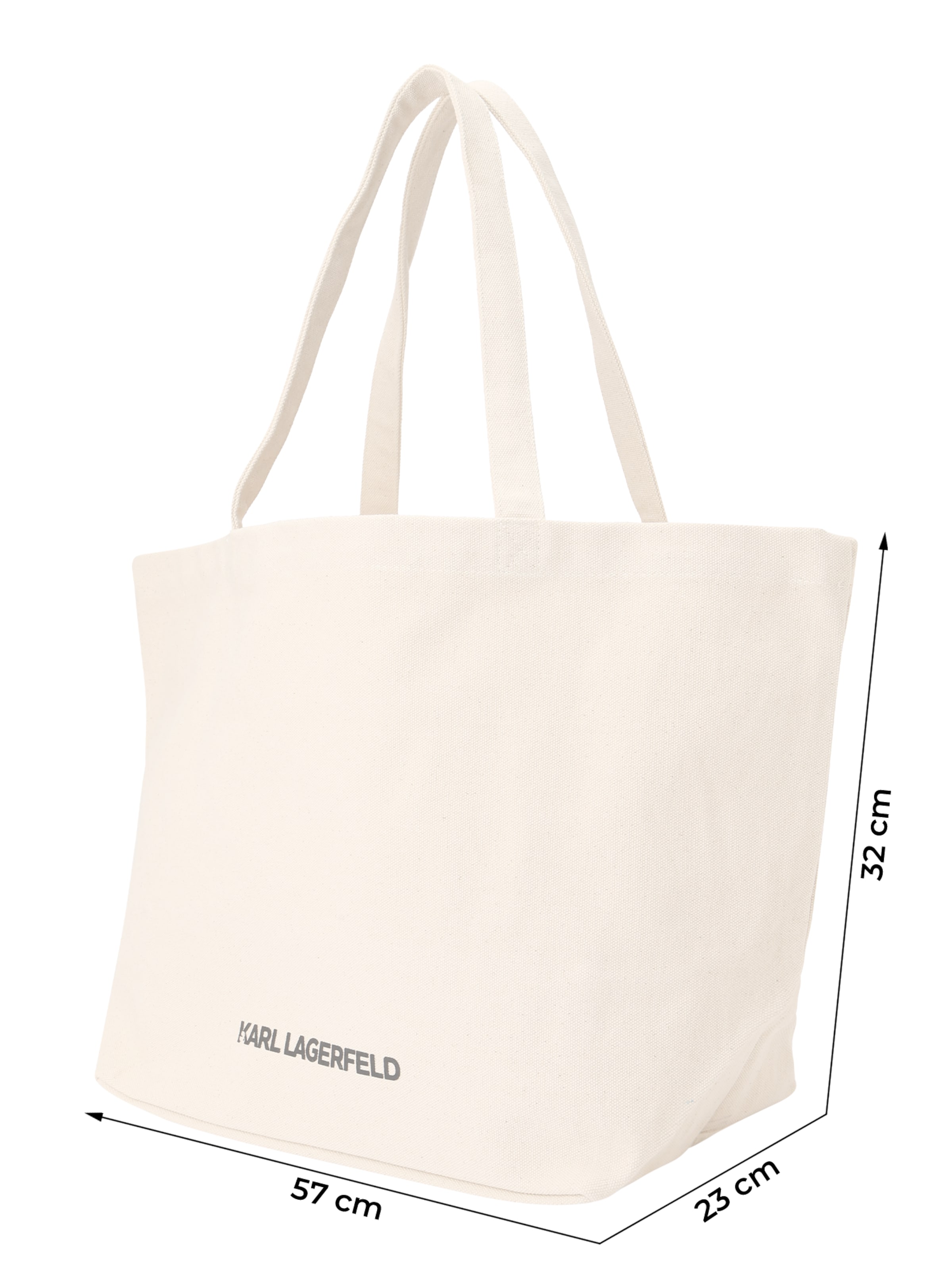 balts Karl Lagerfeld "Shopper" tipa soma