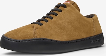 CAMPER Platform trainers 'Peu Touring' in Brown: front