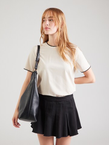 VILA T-shirt 'VIAlbia' i beige: framsida