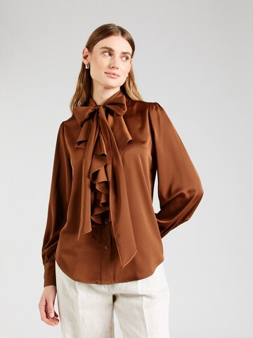 Lauren Ralph Lauren Bluse 'DOMILIA' in Braun: Vorderseite