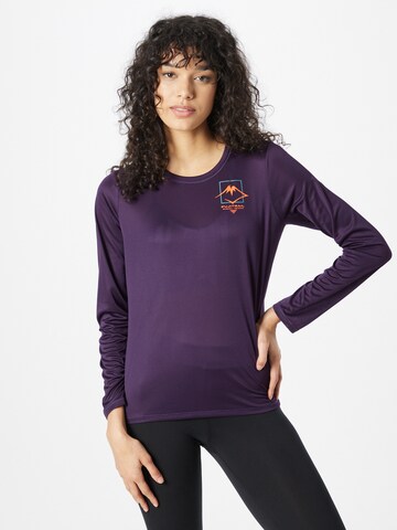 ASICS - Camiseta funcional 'Fuyitrail' en lila: frente