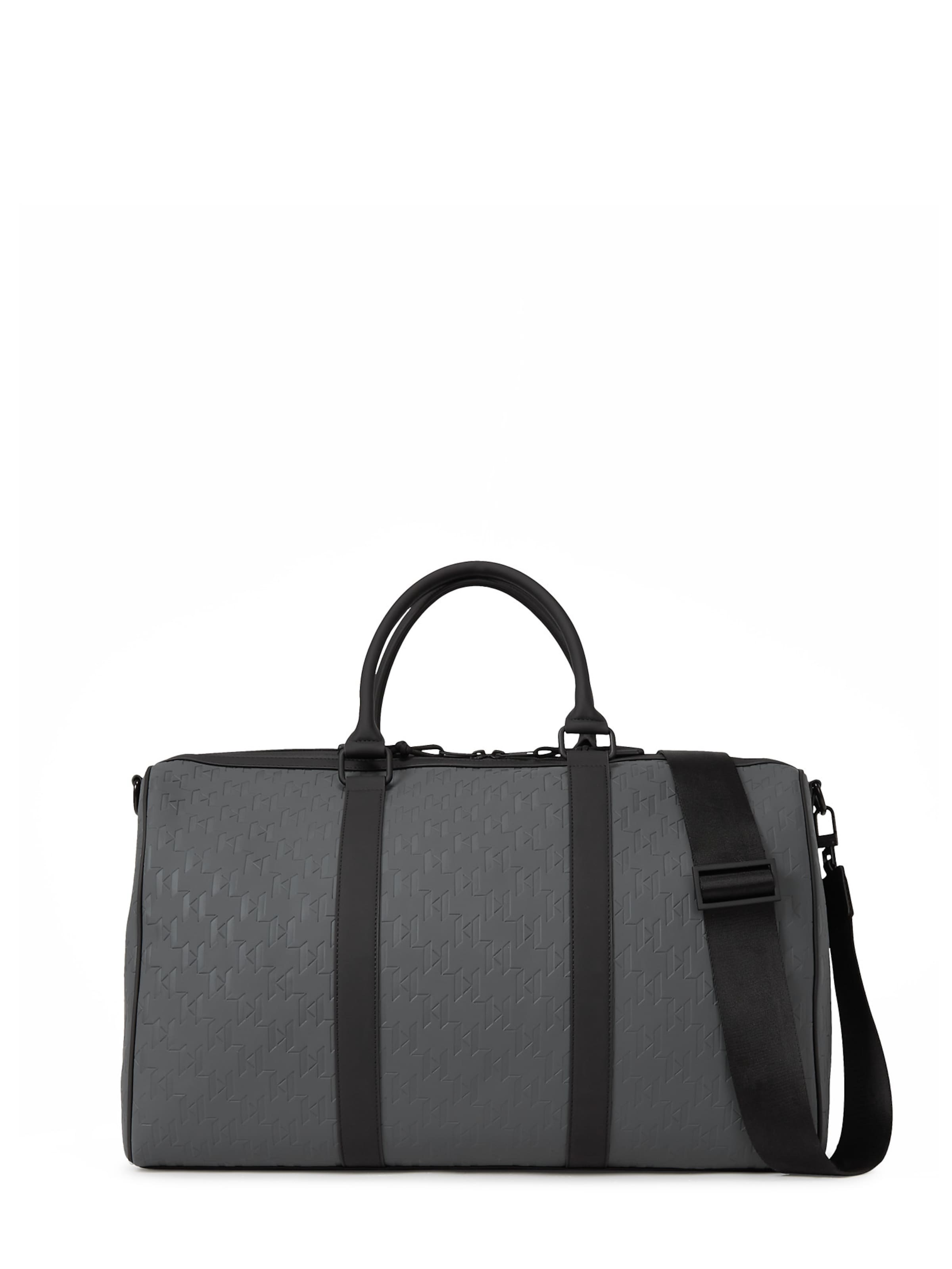 Karl LagerfeldVikend torba - siva boja: prednji dio