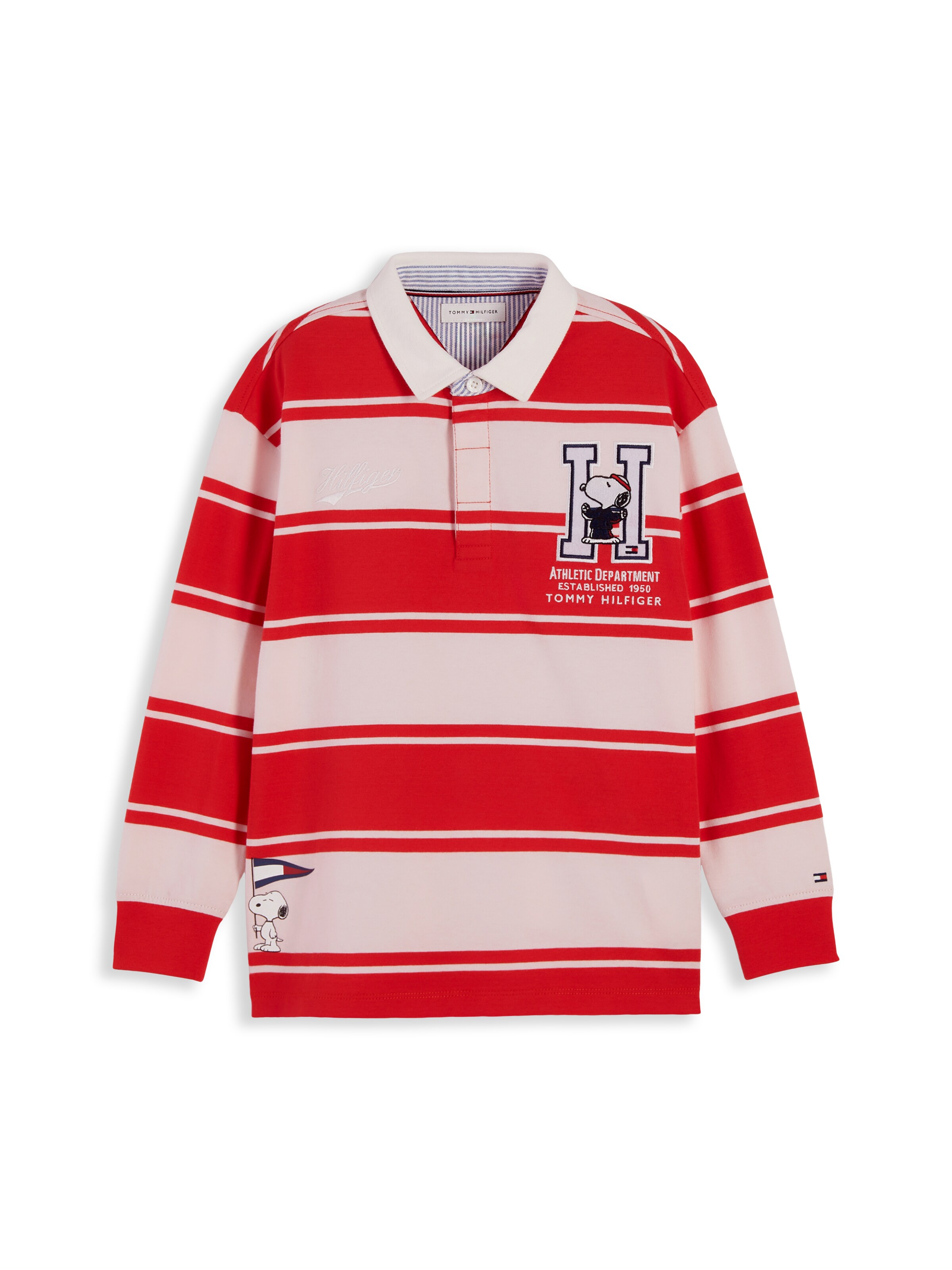 TOMMY HILFIGER Tričko 'PEANUTS' – červená: přední strana