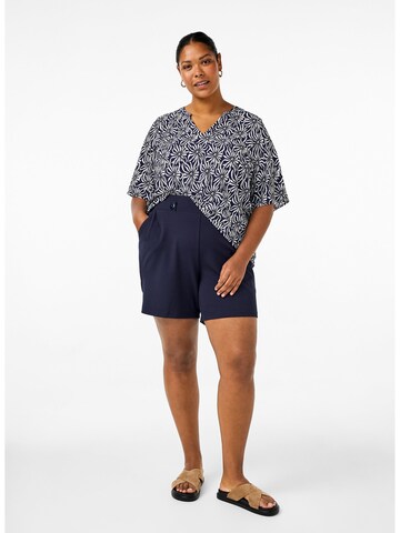 Zizzi Bluse 'CAANNI' in Blau