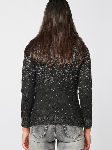 KOROSHI Strickjacke in Schwarz