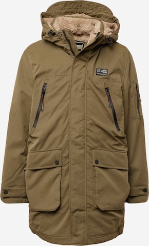 Parka invernale di QS in verde: frontale