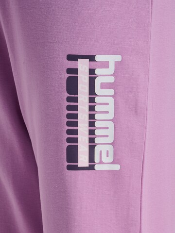 Hummel Tapered Trousers 'Tukas' in Purple