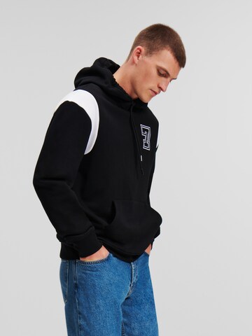 Karl Lagerfeld Sweatshirt 'Varsity' in Schwarz