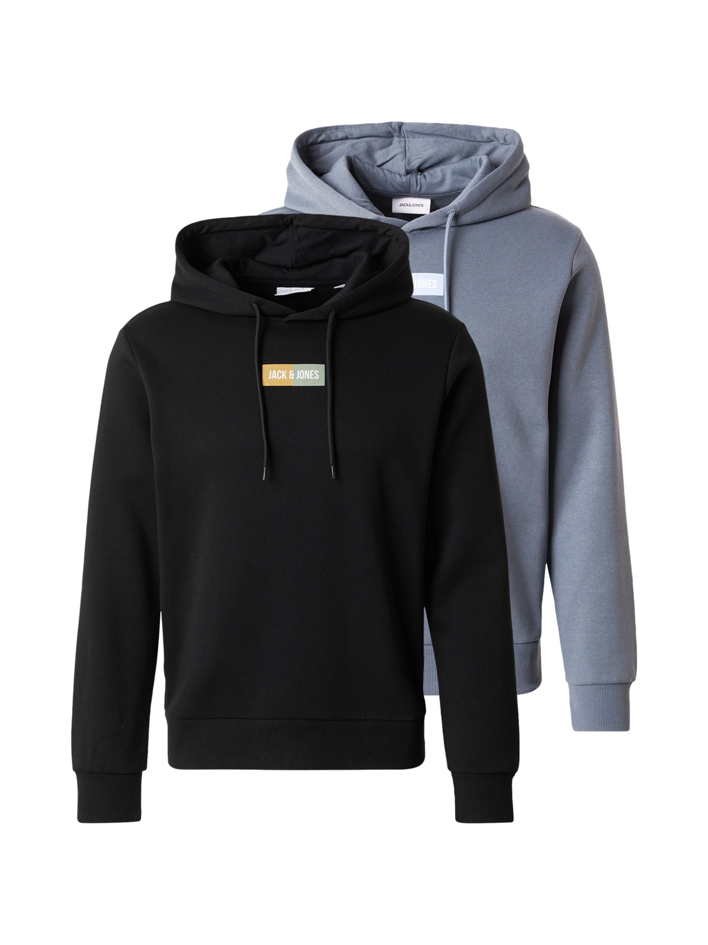 JACK & JONES - Sudadera 'JJPAN' en gris: frente