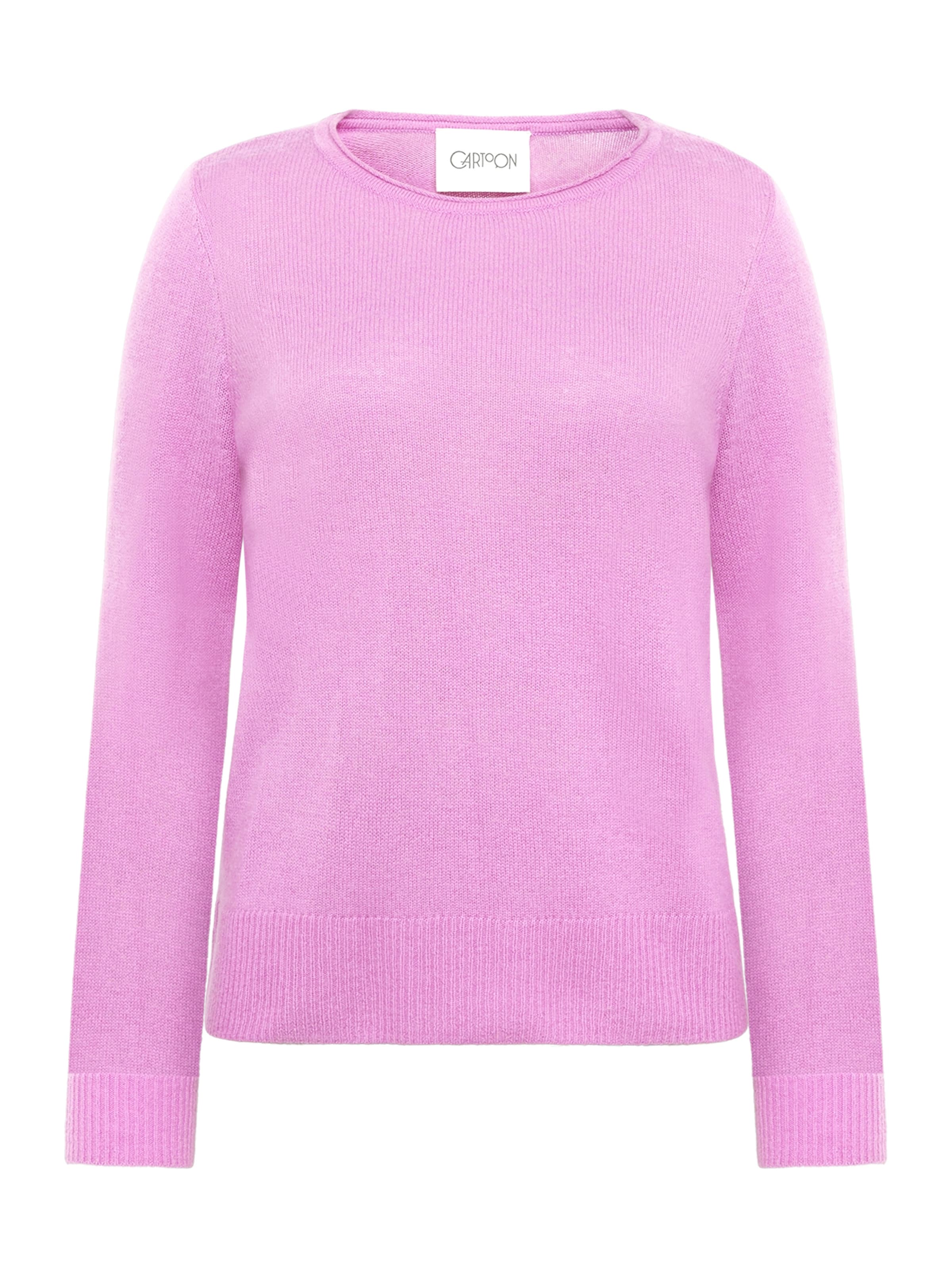 Pull-over Cartoon en violet : devant